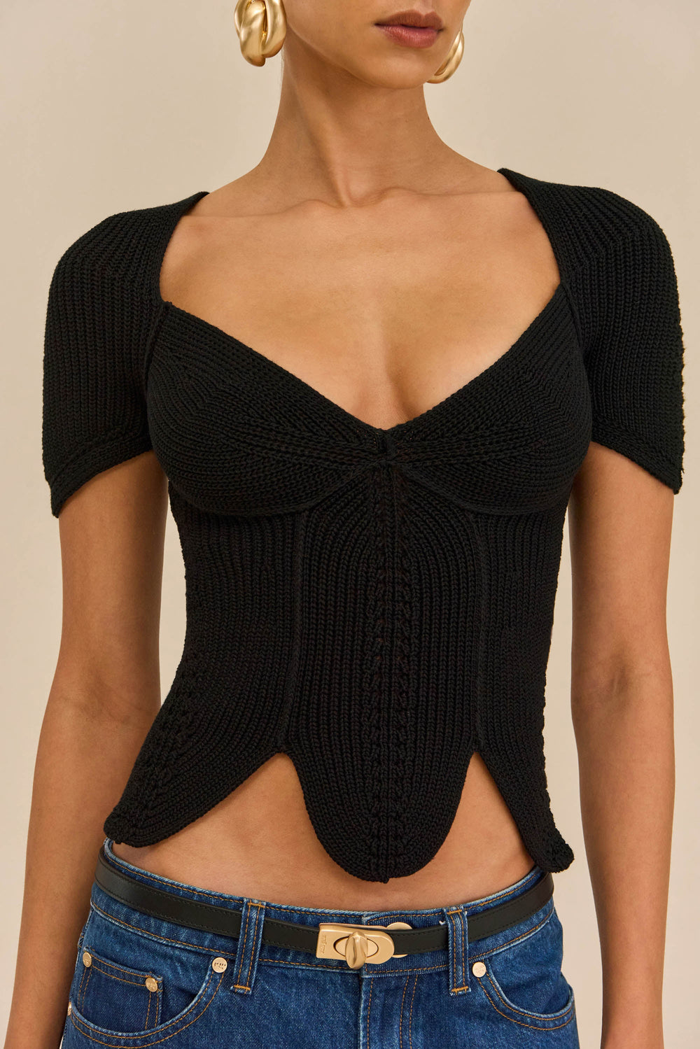 Cult Gaia Women | ELIZA KNIT TOP