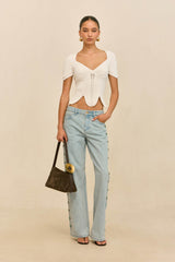 Cult Gaia Women | ELIZA KNIT TOP