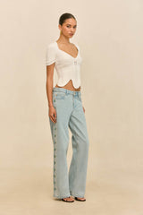 Cult Gaia Women | ELIZA KNIT TOP