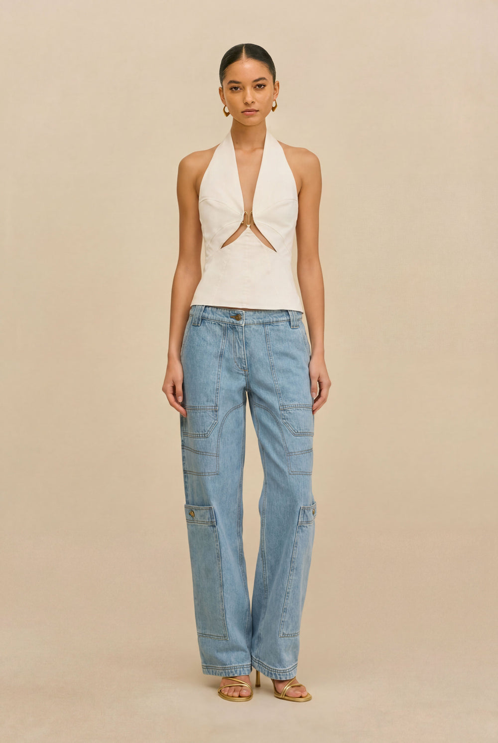 Cult Gaia Women | WYNN LOW RISE DENIM PANT