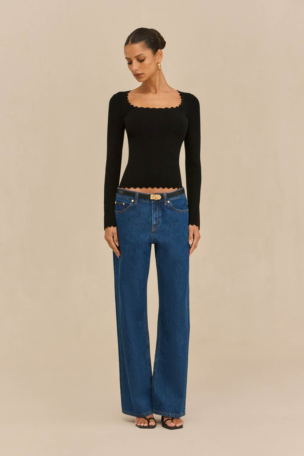 Cult Gaia Women | JEAN KNIT TOP