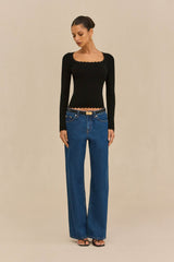 Cult Gaia Women | JEAN KNIT TOP