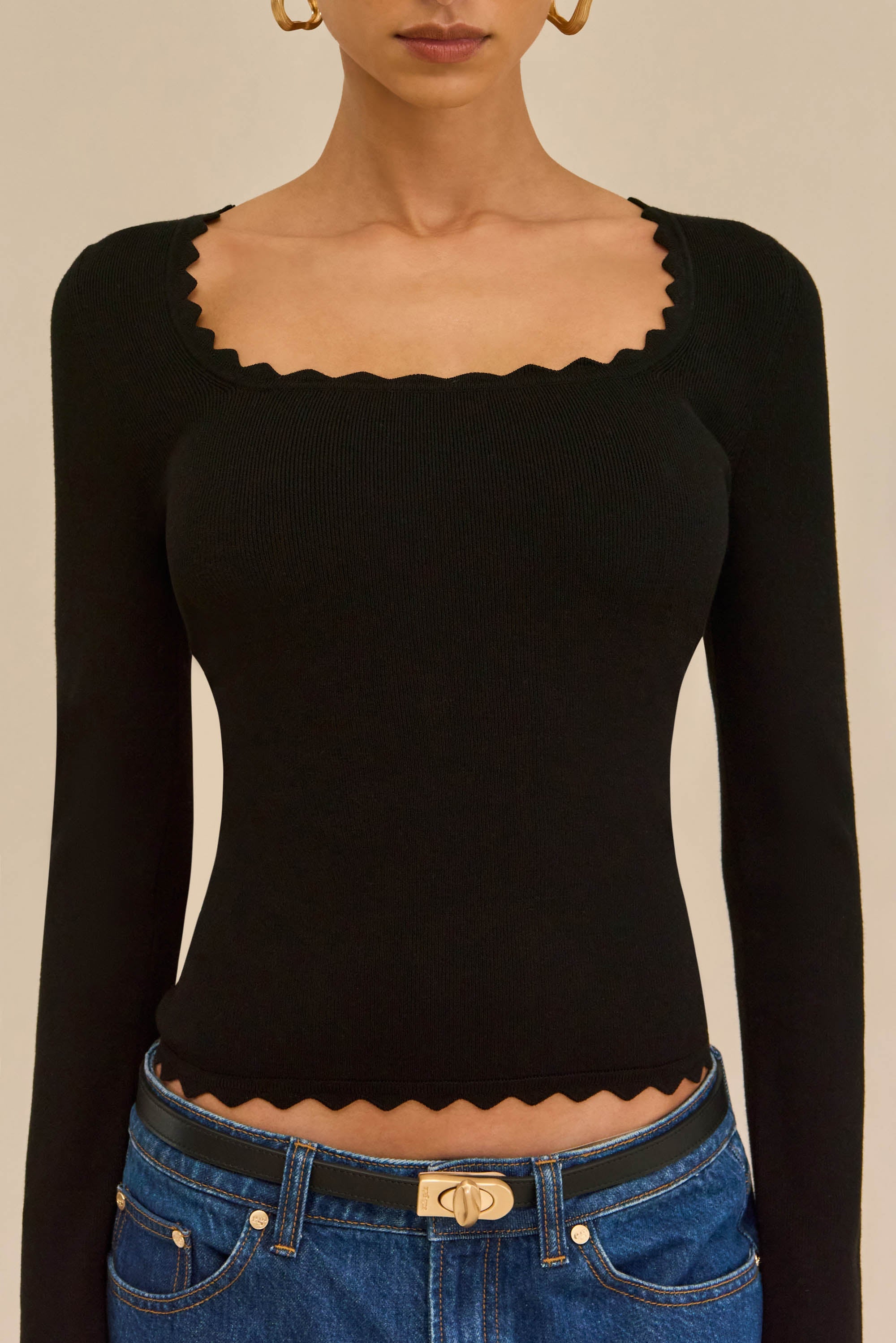 Cult Gaia Women | JEAN KNIT TOP
