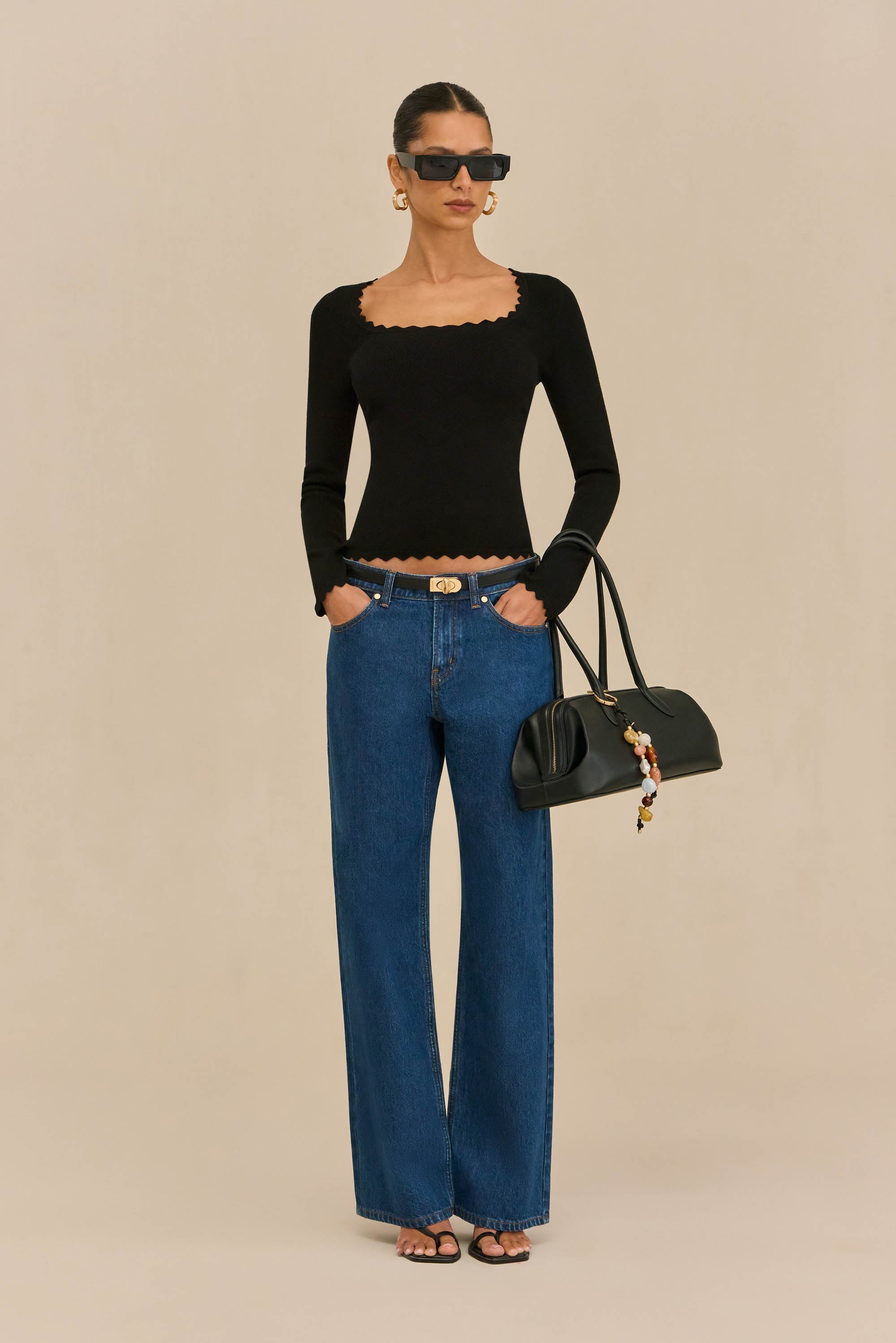 Cult Gaia Women | JEAN KNIT TOP