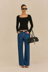 Cult Gaia Women | JEAN KNIT TOP