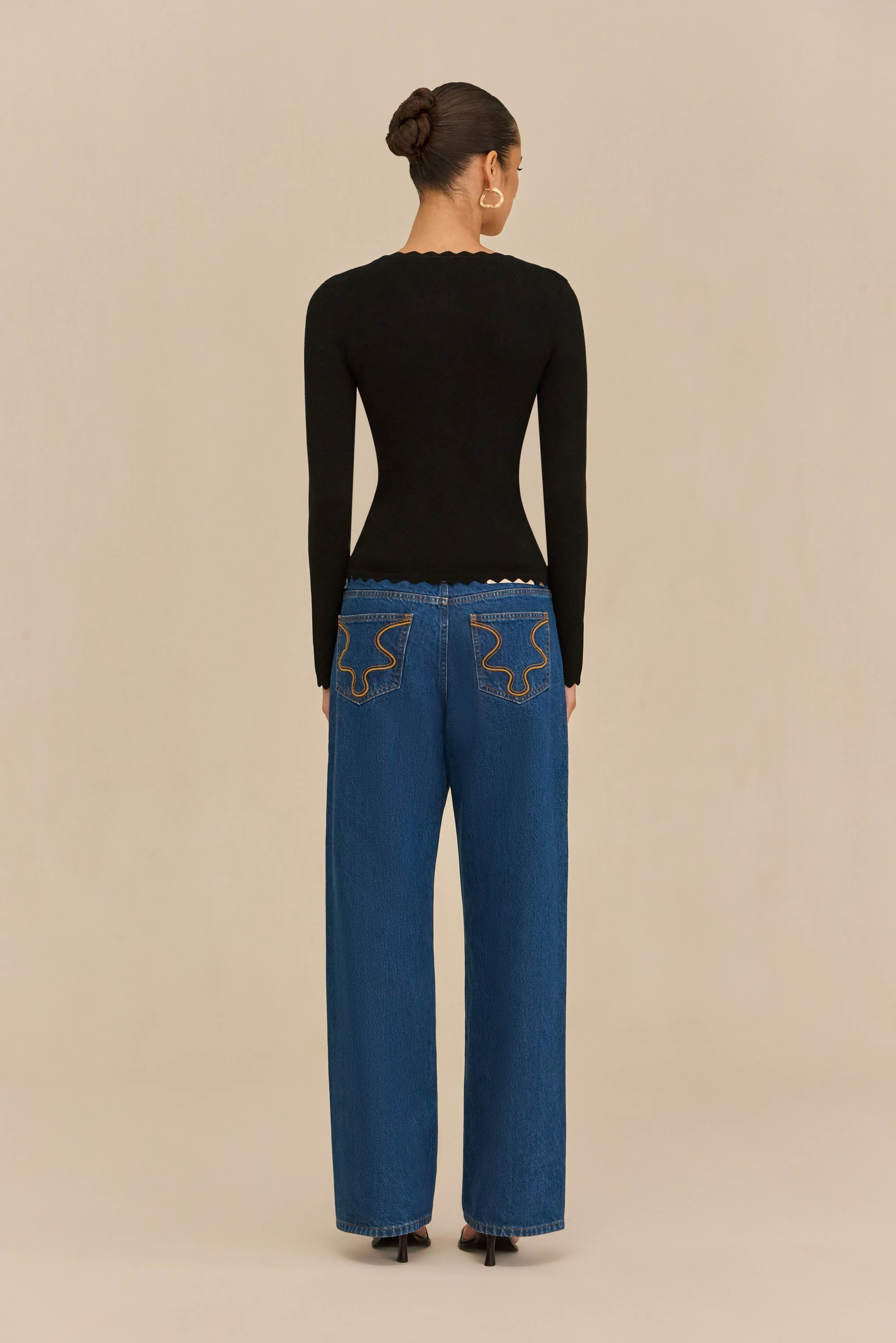 Cult Gaia Women | JEAN KNIT TOP
