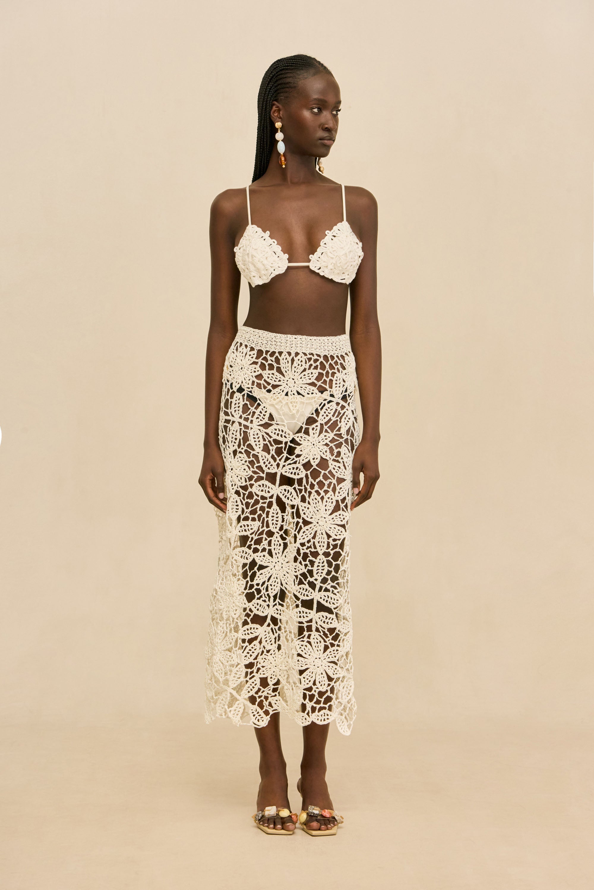 Cult Gaia Women | AMINA CROCHET SKIRT