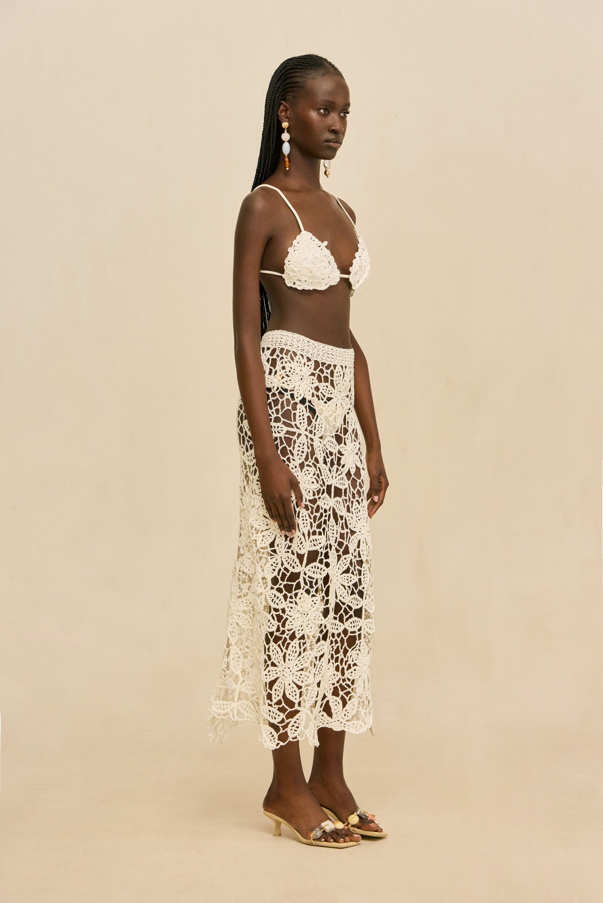 Cult Gaia Women | AMINA CROCHET SKIRT