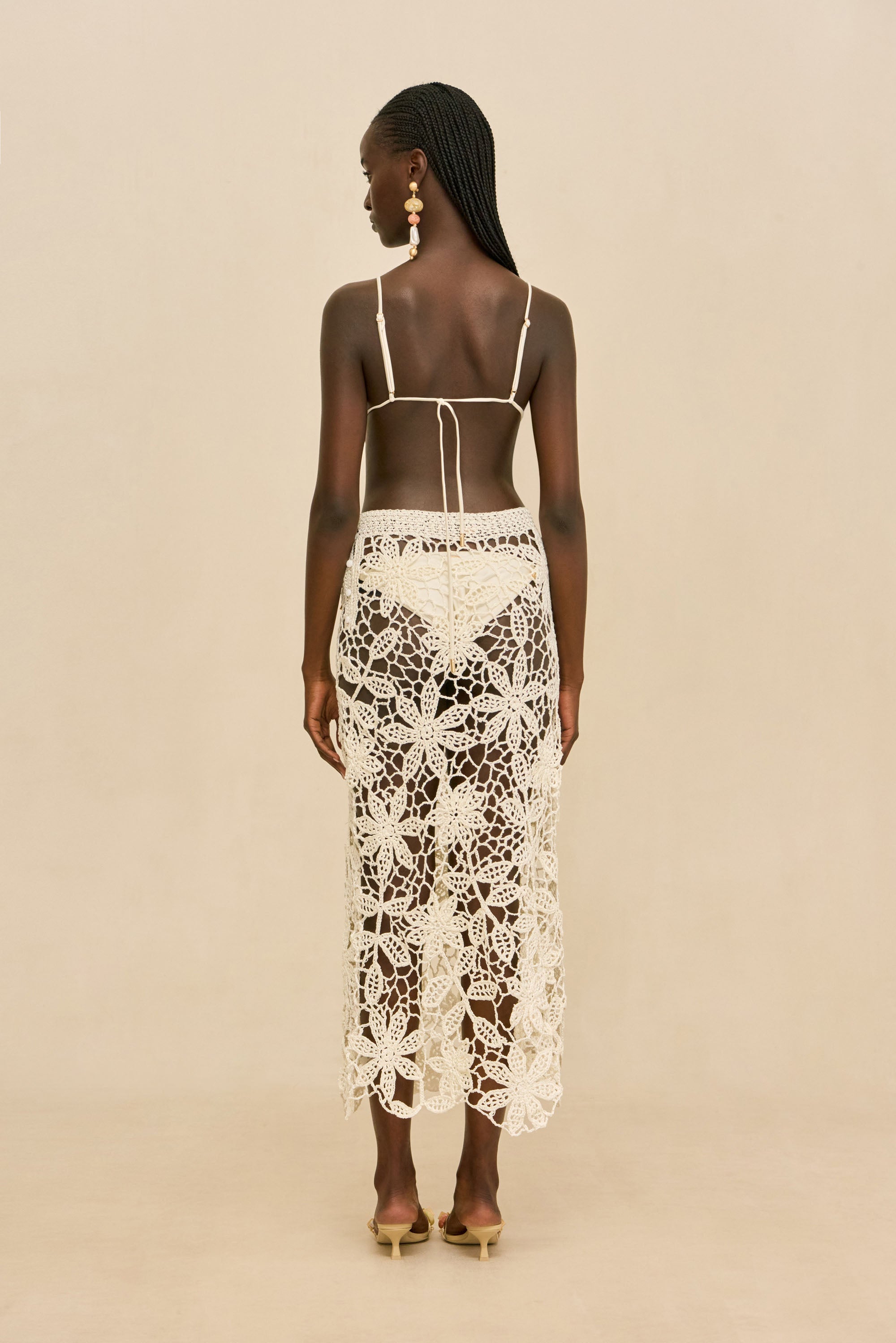 Cult Gaia Women | AMINA CROCHET SKIRT
