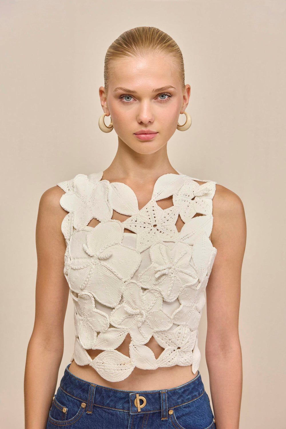 Cult Gaia Women | HARRINGTON CROCHET TOP