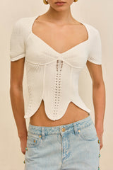 Cult Gaia Women | ELIZA KNIT TOP