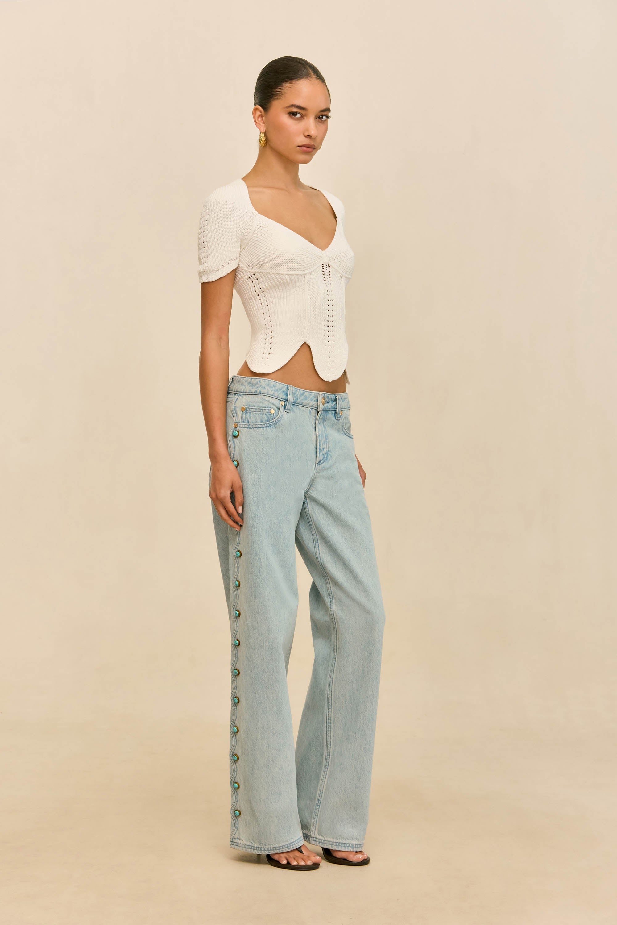 Cult Gaia Women | ELIZA KNIT TOP