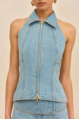 Cult Gaia Women | JILL DENIM TOP
