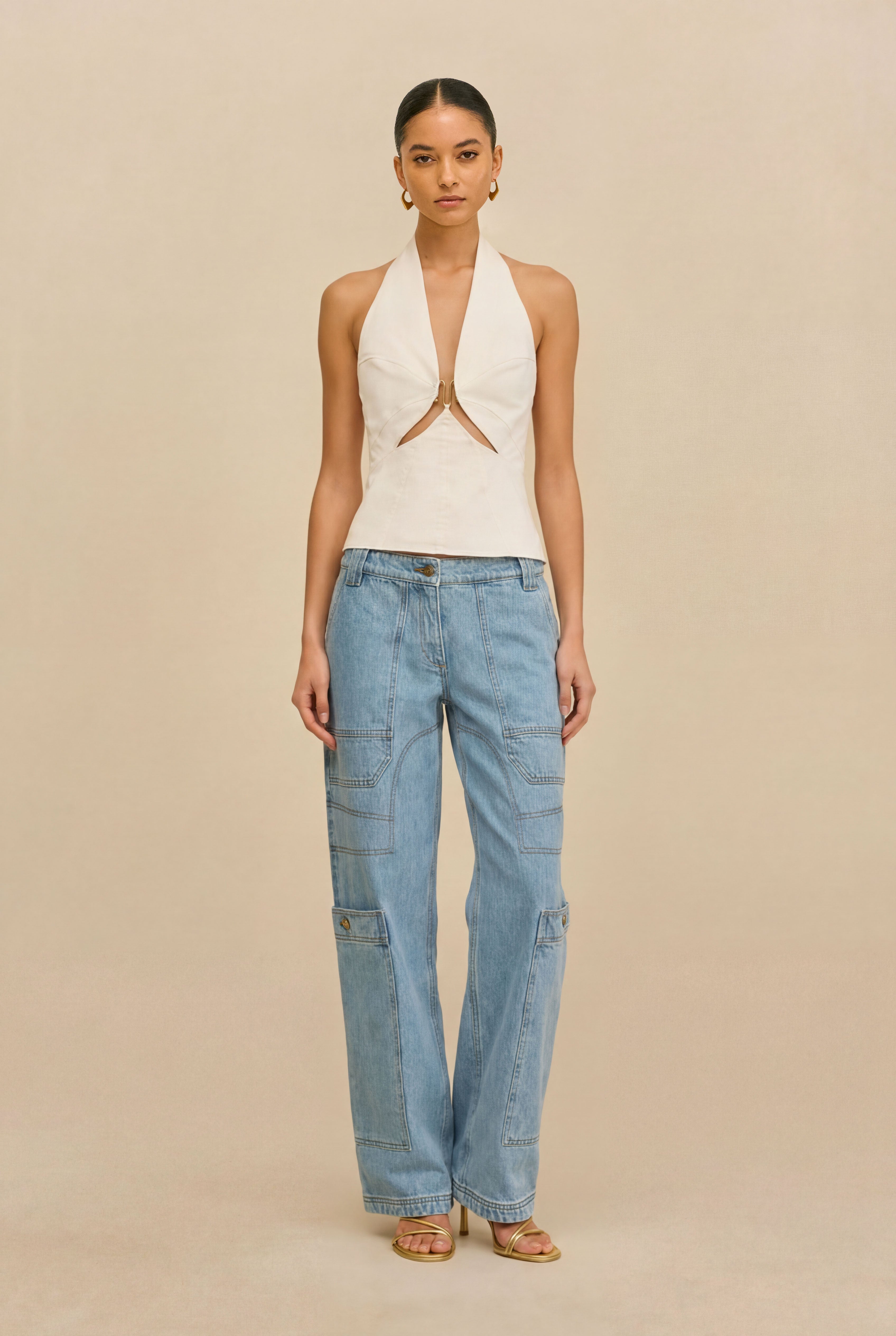 Cult Gaia Women | WYNN LOW RISE DENIM PANT