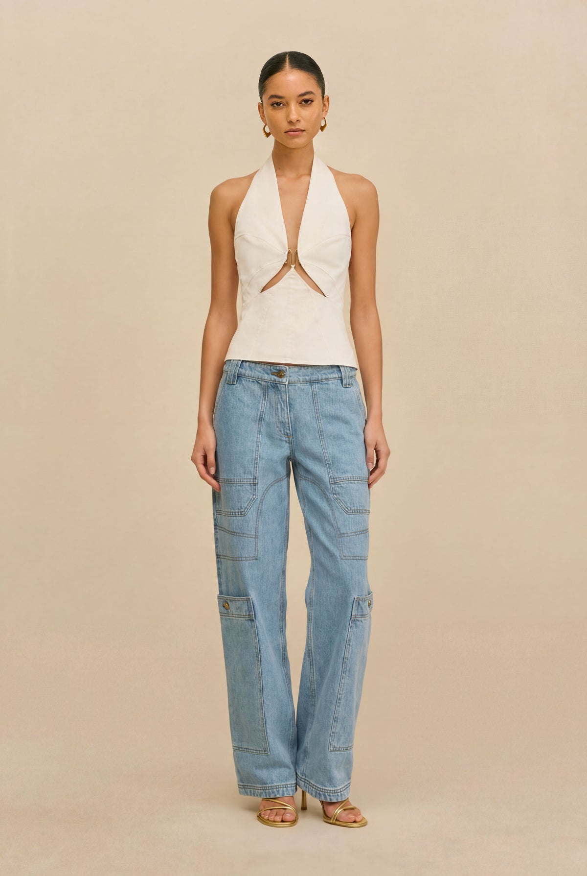 Cult Gaia Women | WYNN LOW RISE DENIM PANT