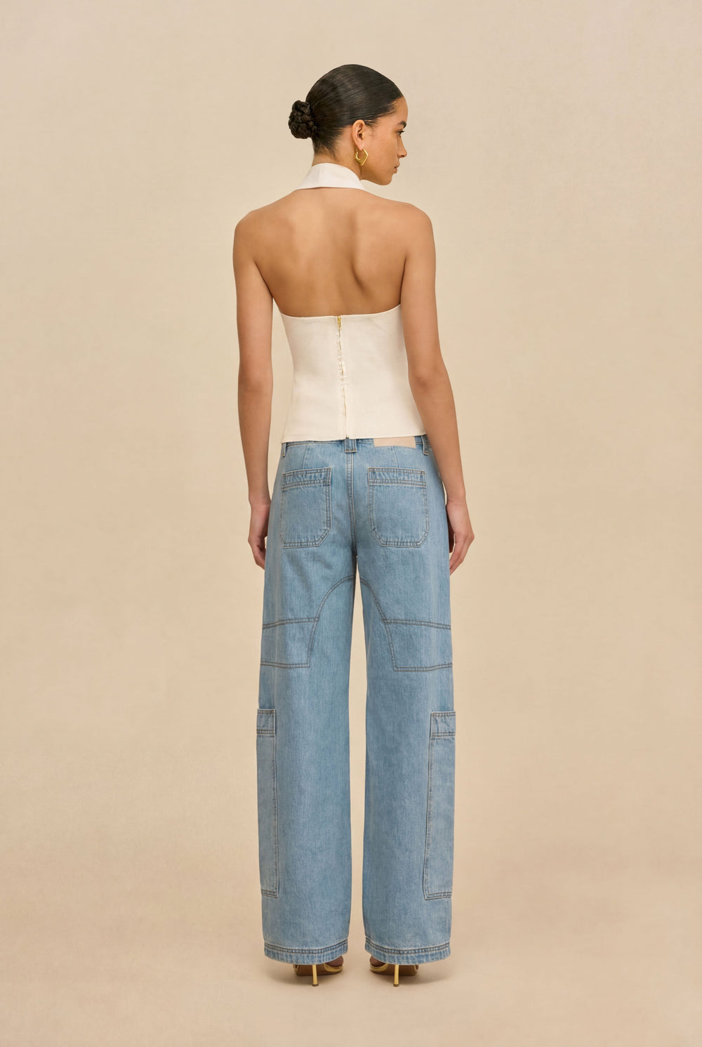 Cult Gaia Women | WYNN LOW RISE DENIM PANT
