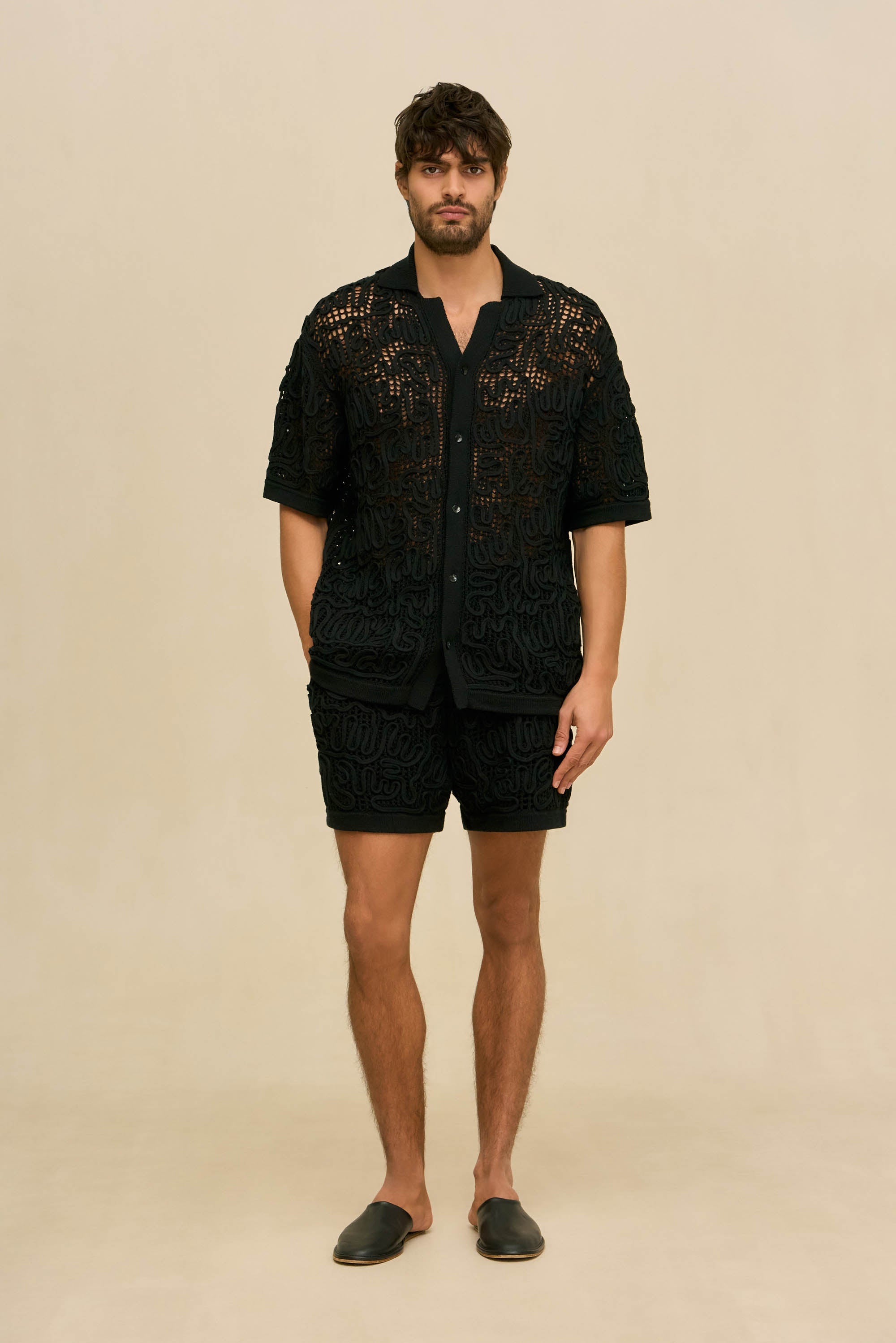 Cult Gaia Men | BOHOL CROCHET SHIRT