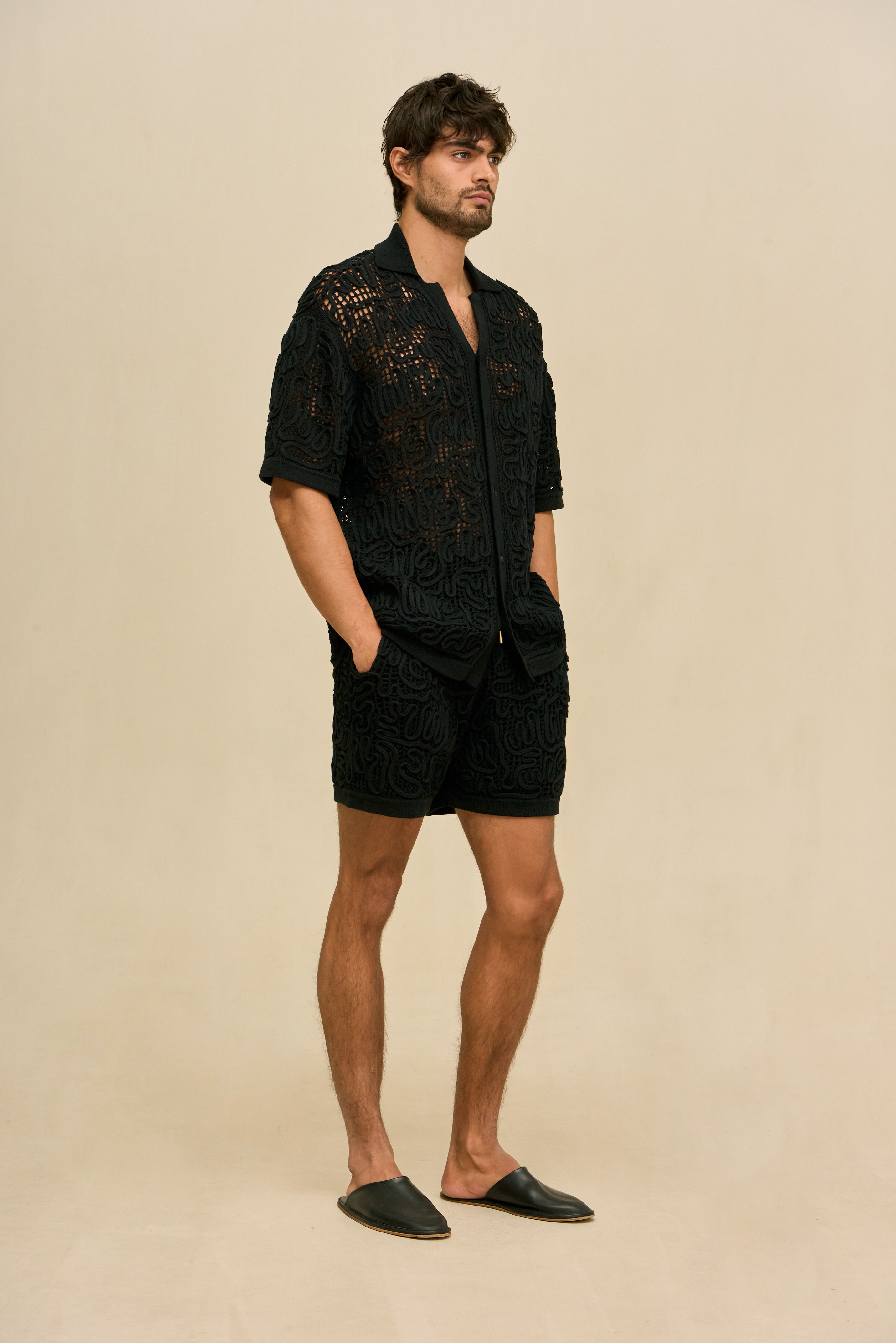 Cult Gaia Men | BOHOL CROCHET SHIRT