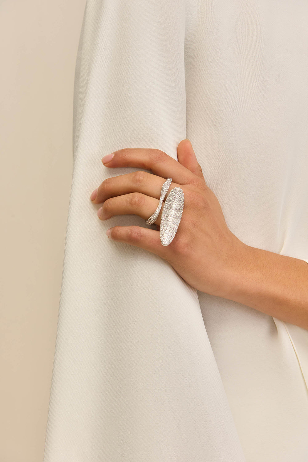 Cult Gaia Accessories | FIORE RHINESTONE RING