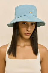 Cult Gaia Accessories | MADDIE DENIM HAT